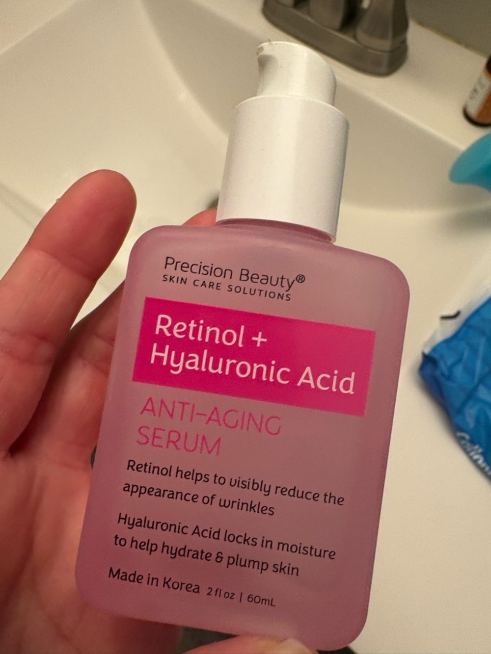 Retinol + Hyaluronic Acid Anti-Aging Serum - Pink